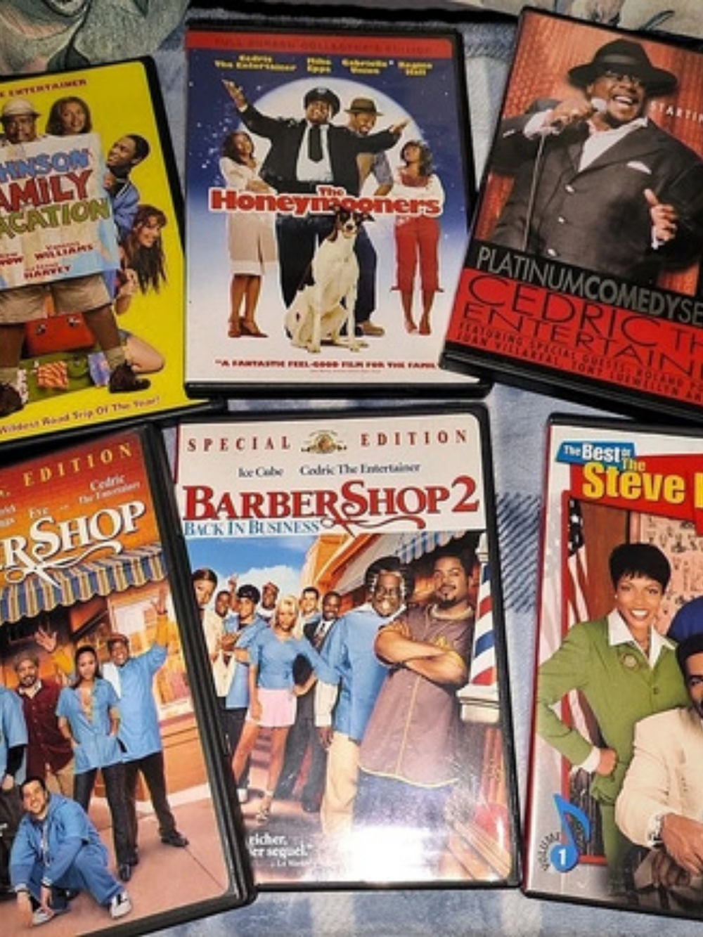 Comedy DVD Movies, Lot Of Six, Featuring Cedric The Entertainer.